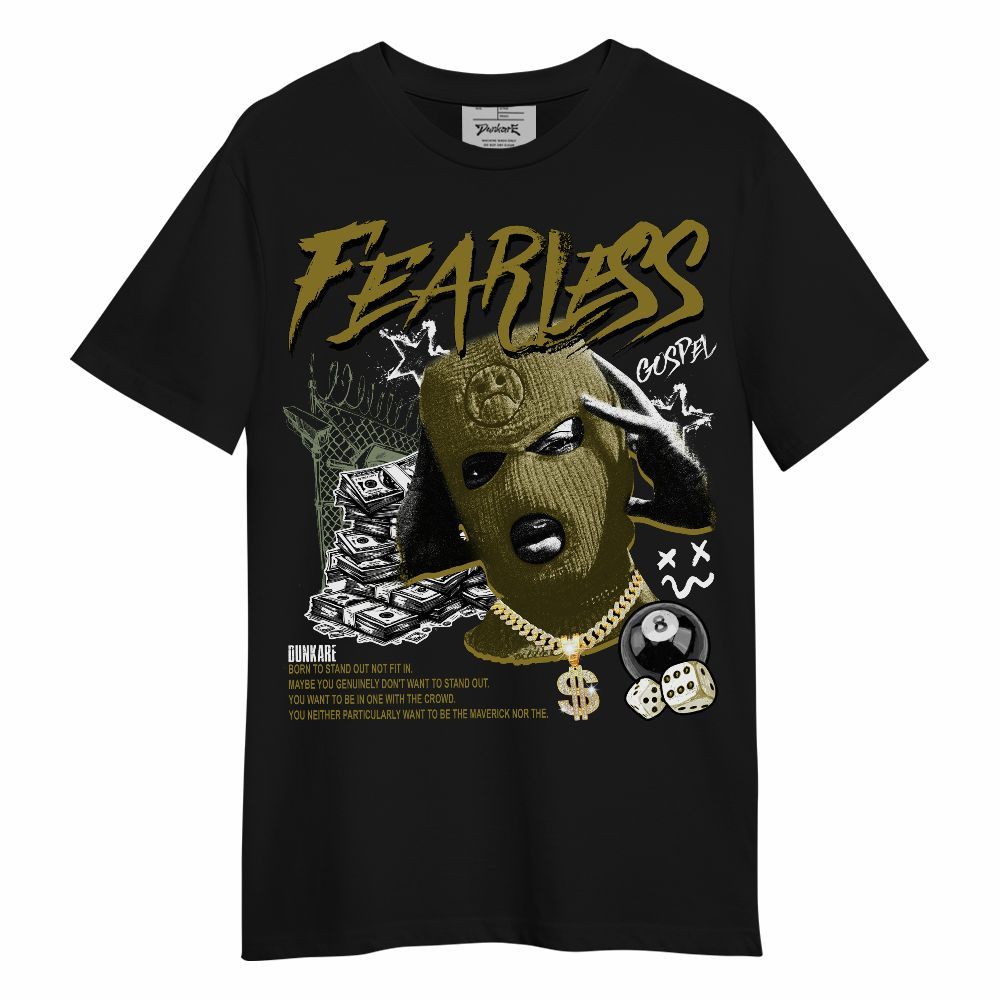 Shirt To Match Air Flightposite Metallic Gold - Fearless Gospel Streewear Money Unisex Shirt