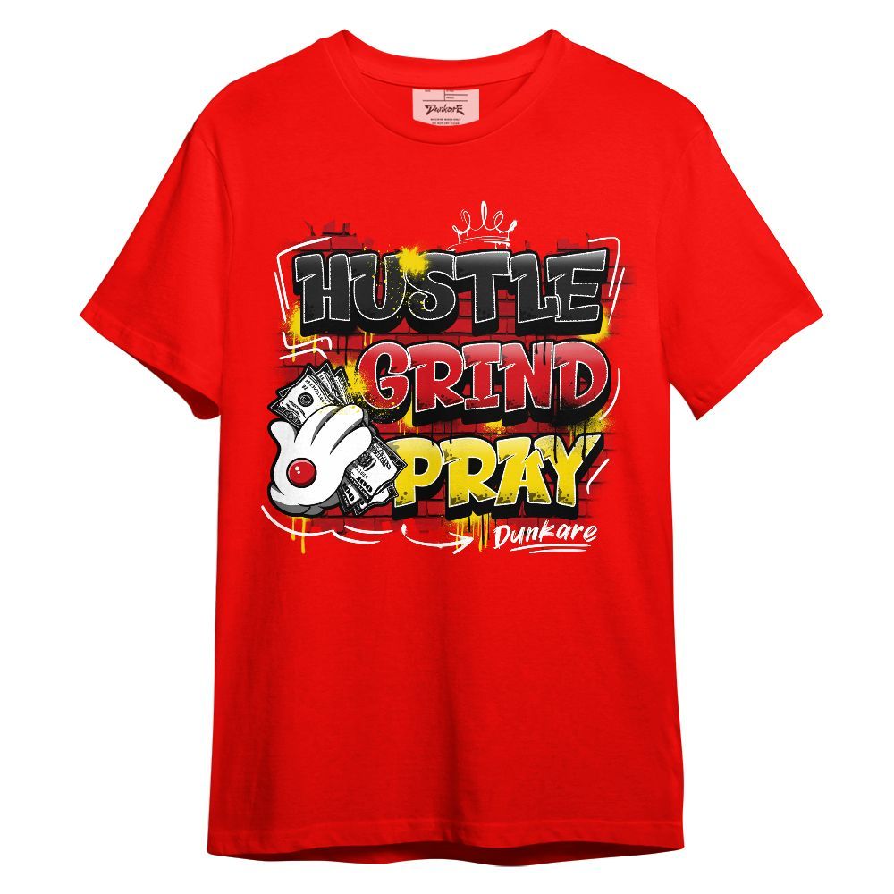 Shirt To Match Ferrari 14s - Graphic Hustle Grind Pray Graphic