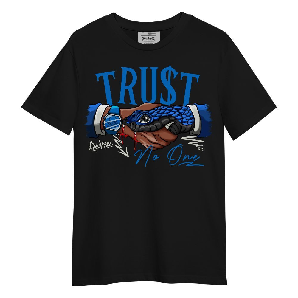 Shirt To Match Blueberry 12s - Snake Trust No One Graphic Unisex Shirt