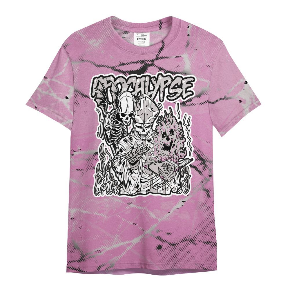 Shirt To Match Neutral Grey Black White Orchid 4s - Apocalypse Skeleton Profound All Over Print