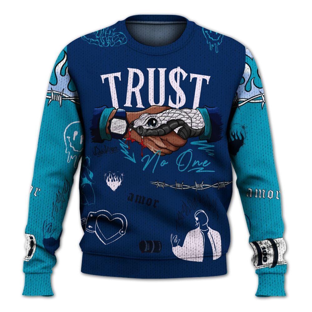 Knitted Sweater To Match Kobe 5 X-Ray - Snake Trust No One