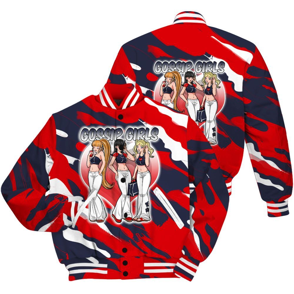 Varsity Jacket To Match Low OG Howard University 1s Shirt - Gossip'Girls All Over Print