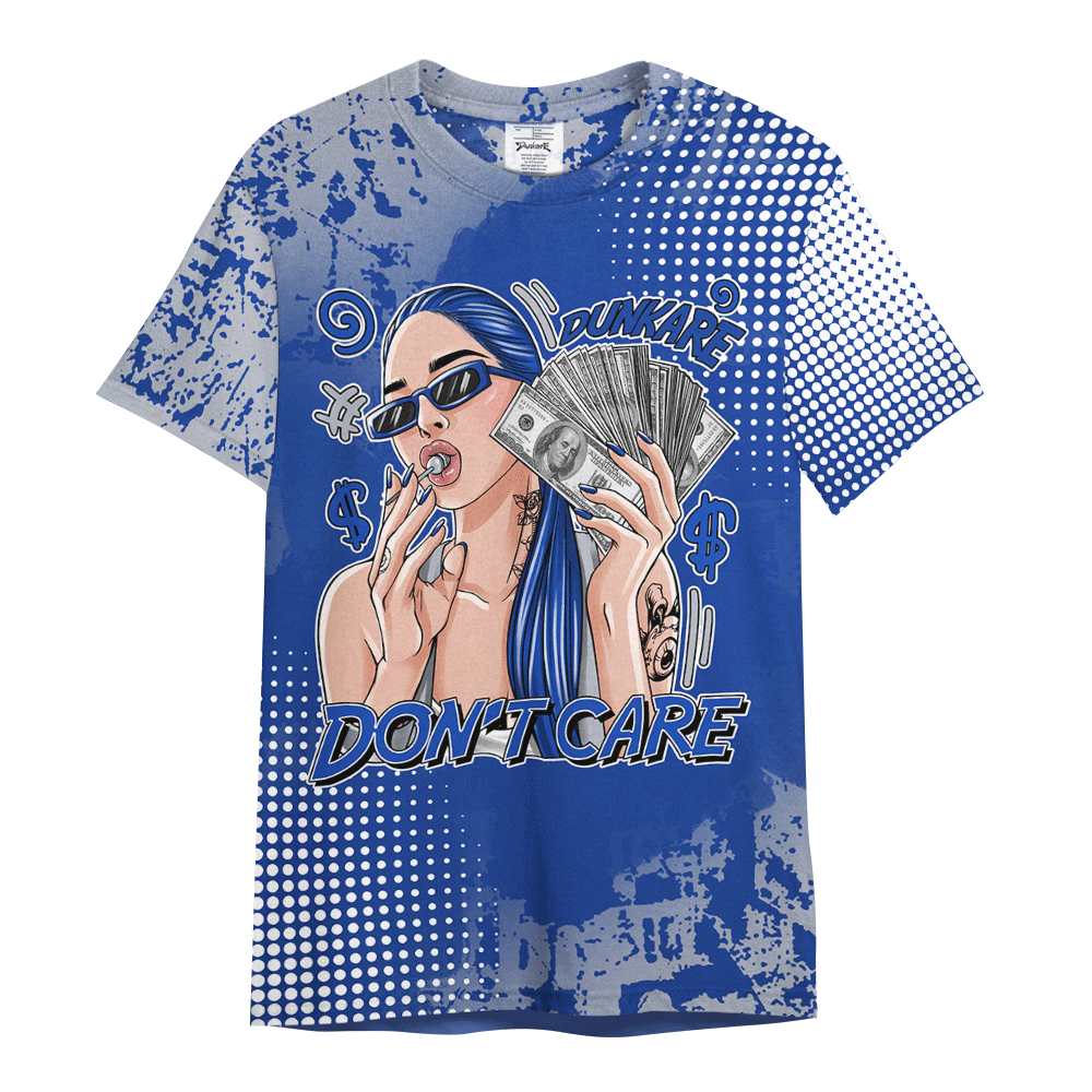 Shirt To Match Air Foamposite One Royal - IDC Unique Glitch Dot Shirt Unisex