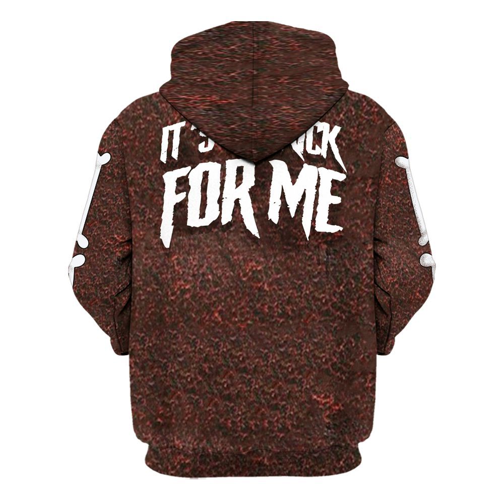 Hoodie To Match Air Force 1 Low Halloween Skull 2024 - It's The Kick For Me All Over Print