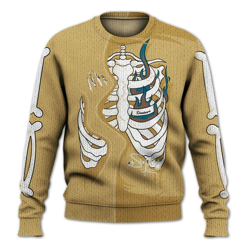 Knitted Sweater To Match Retro Cacao Wow 4s - It's The Kick For Me