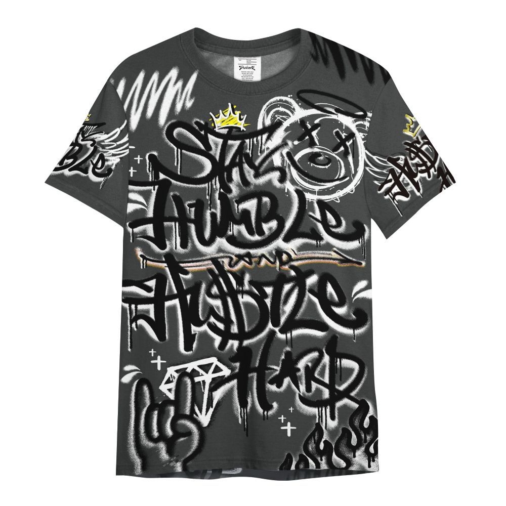 Shirt To Match White Thunder 4s - Humble Drip Streetwear Graffity All Over Print