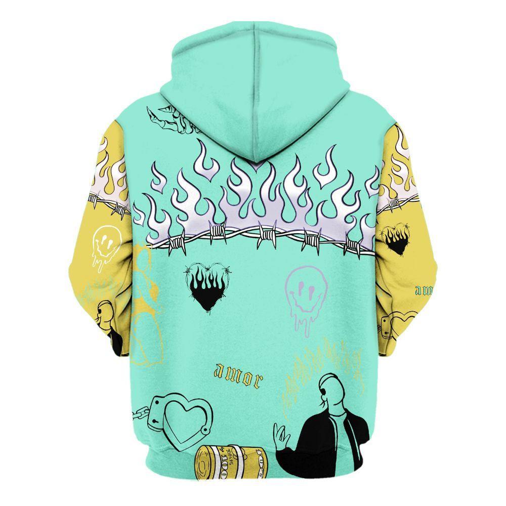 Hoodie To Match Dunk Low Easter 2026 - Snake Trust No One All Over Print