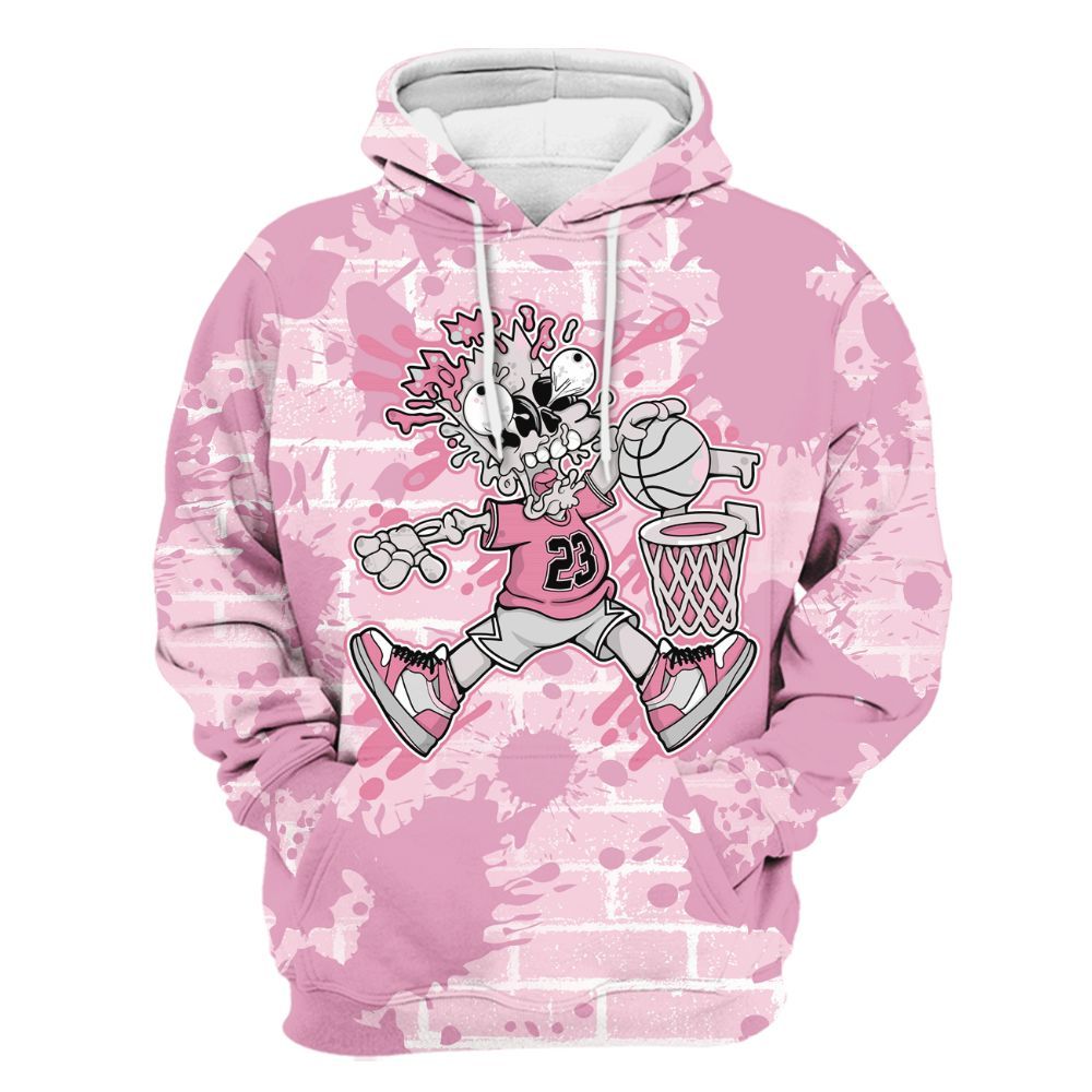 Hoodie To Match Orchid 4s - 85's Dunks Graphic Halloween All Over Print