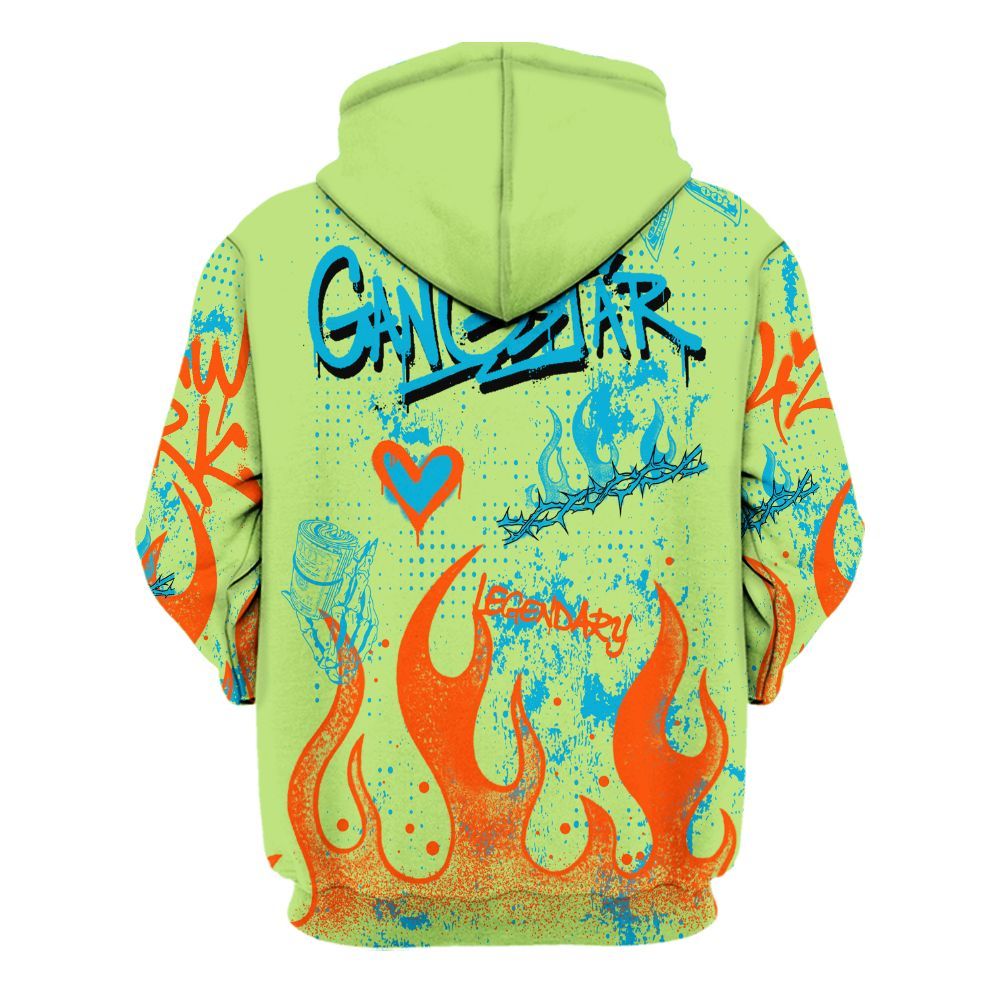 Hoodie To Match Kobe 9 Elite What The - Lucky Money Paid In Full Graffiti All Over Print