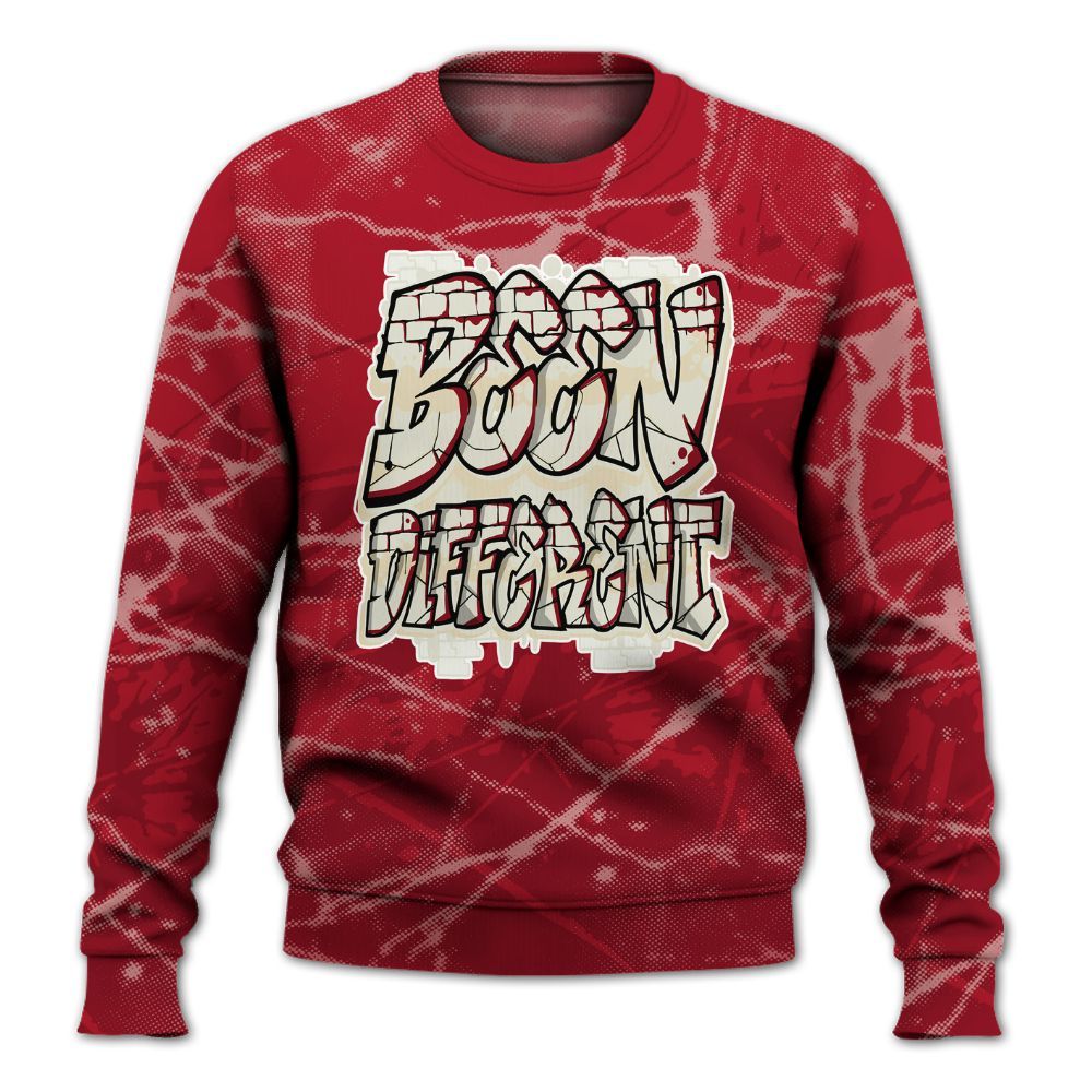 Sweatshirt To Match 2025 High OG Cinnabar 1s - To Different Graphic All Over Print