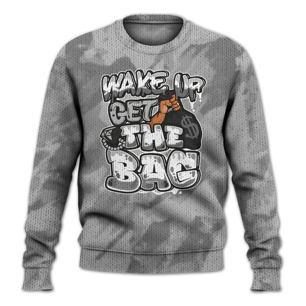 Knitted Sweater To Match Black Wolf Grey 12s - Get More Bags Abstract