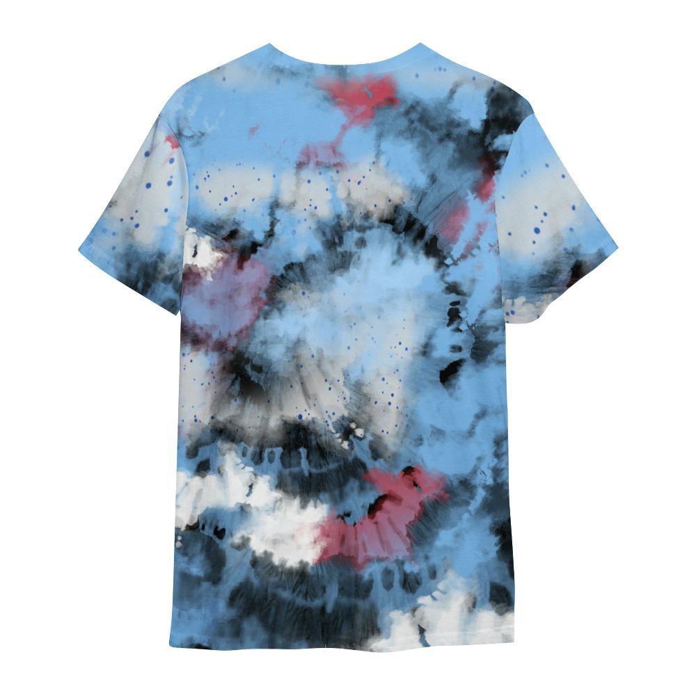 Shirt To Match University Blue 5s - SNEAKER Girl Money Drip Tie Dye All Over Print