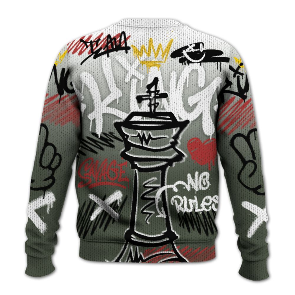 Sweater To Match Air Force 1 Low Year Of The Snake Shirt, Street King Chess Streetwear Graphic