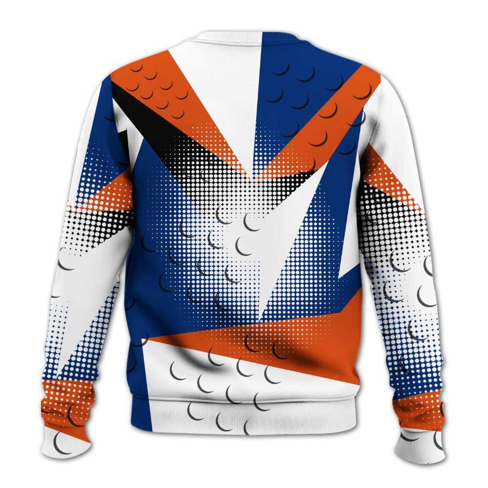 Sweatshirt To Match Mid Knicks 1s - Poly Custom Name Number 23 5s All Over Print