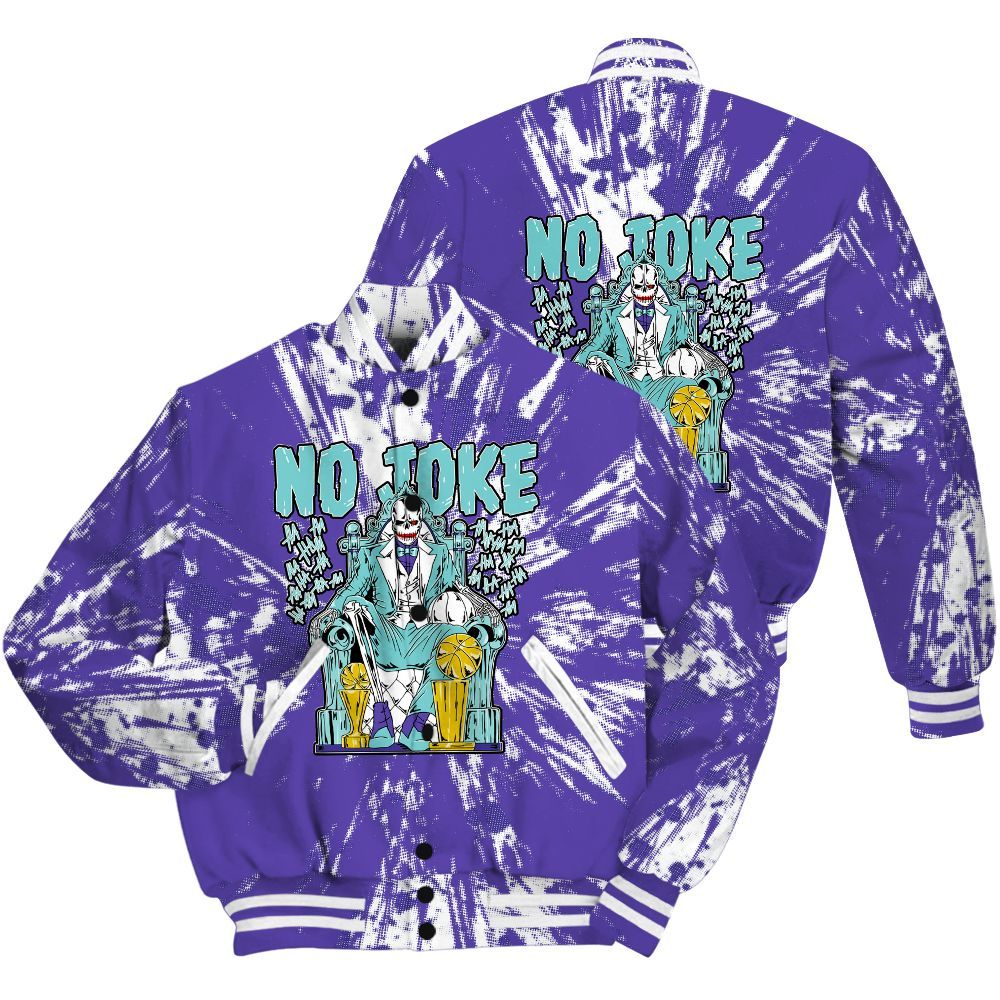 Varsity Jacket To Match Low Hornets 1s Shirt - Ain't Joke Skeleton Luxury All Over Print