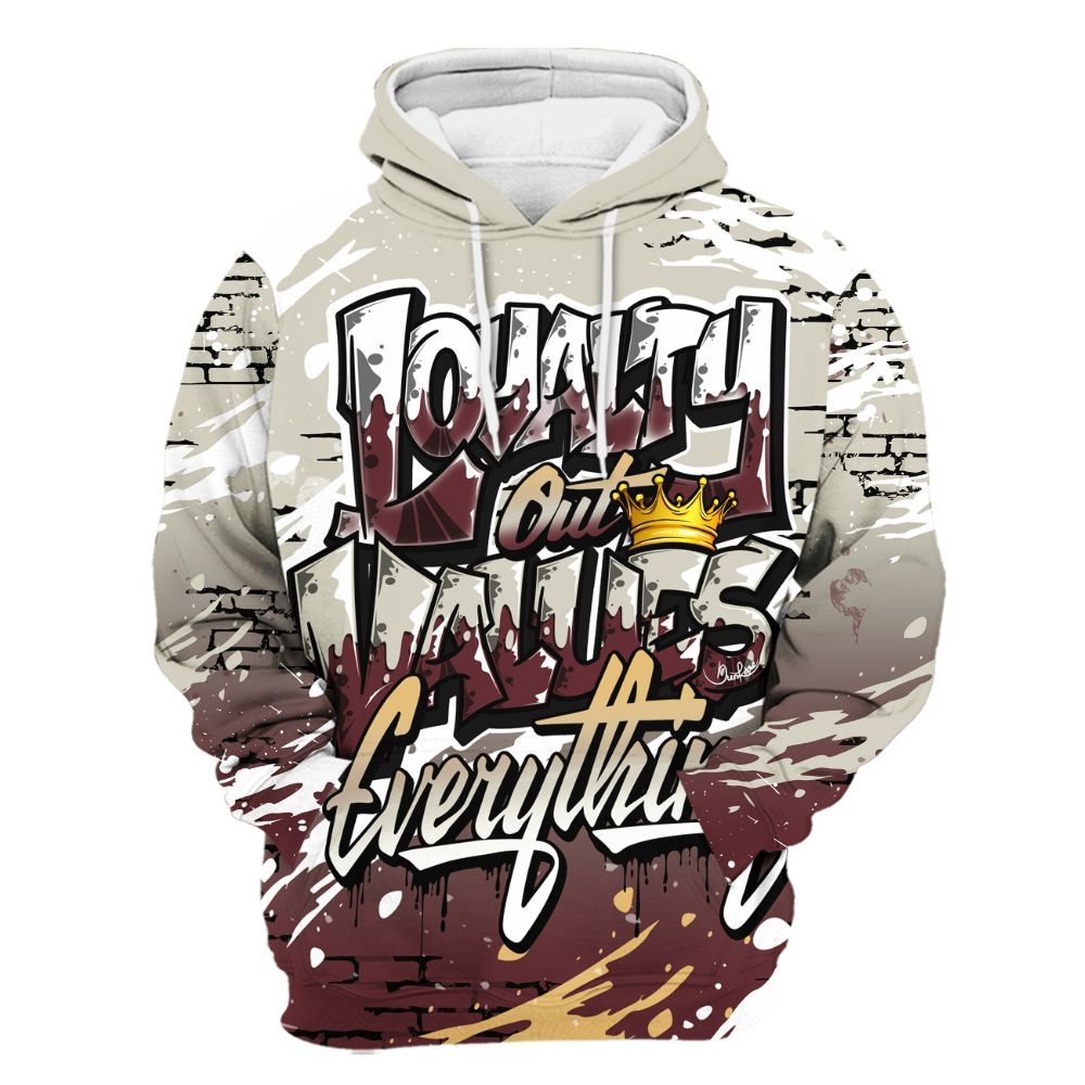 Hoodie To Match Legacy 312 Year Of The Snake - Values Of Loyalty Drip All Over Print