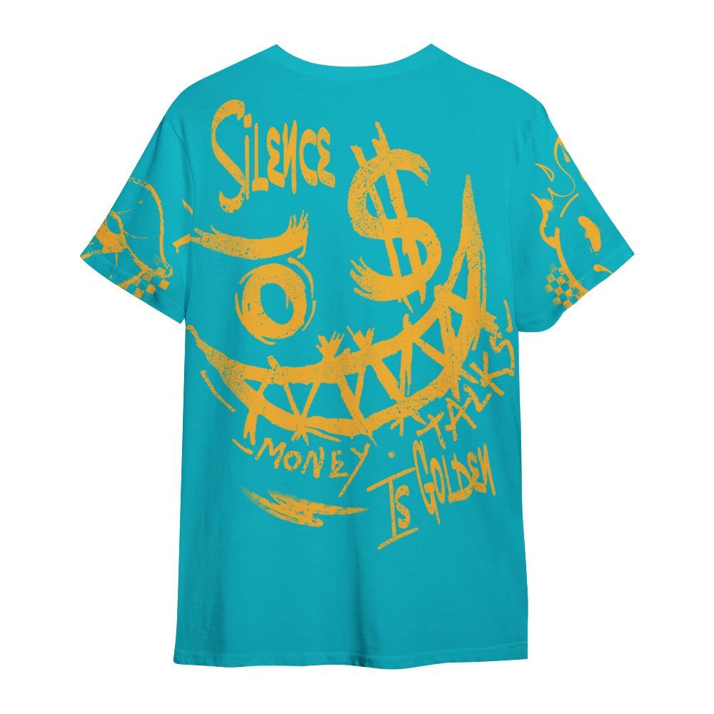 Shirt To Match Retro Aqua 5s - Mouth Burning Street Style All Over Print
