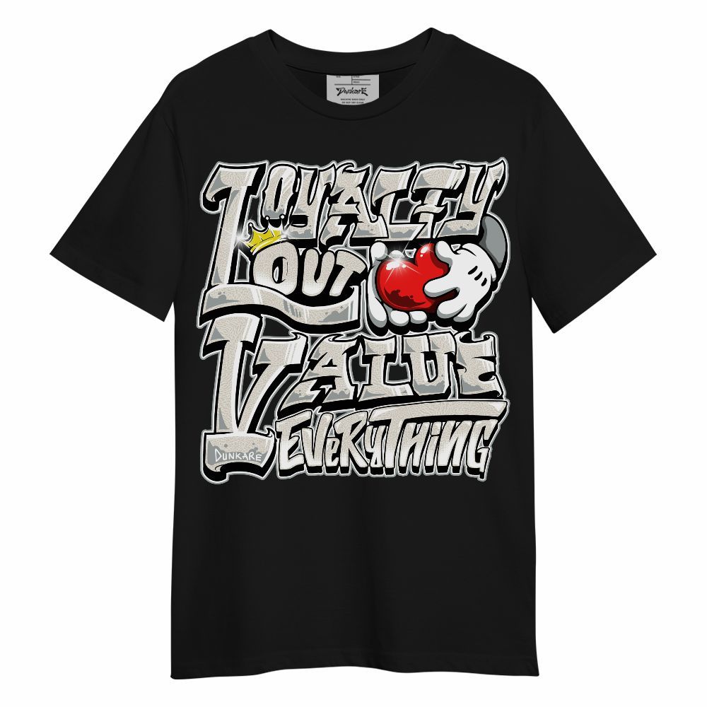 Shirt To Match Retro Pure Money 3s - Graffiti Loyalty Out Value Graphic