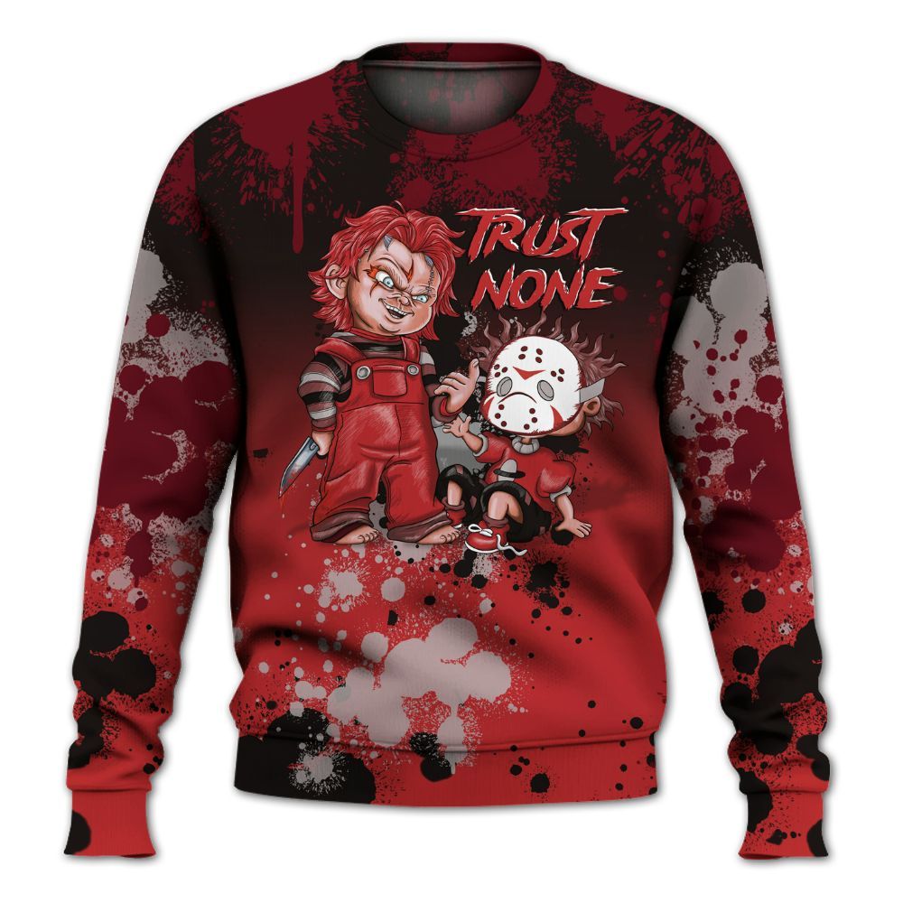 Sweatshirt To Match Kobe 9 Elite Christmas - Trust No One Scary All Over Print