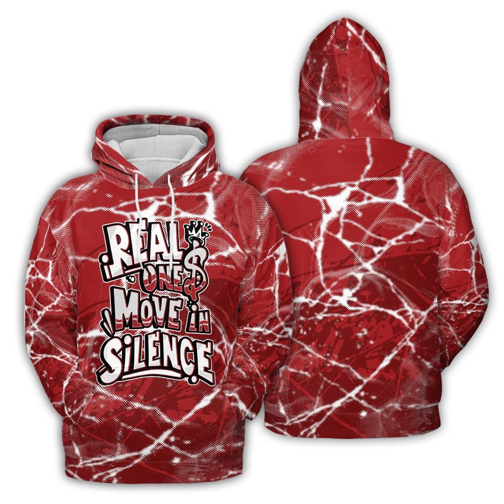 Hoodie To Match Red Taxi 12s Hoodie - Ones Move In Silence Graphic Profound Hoodie Unisex