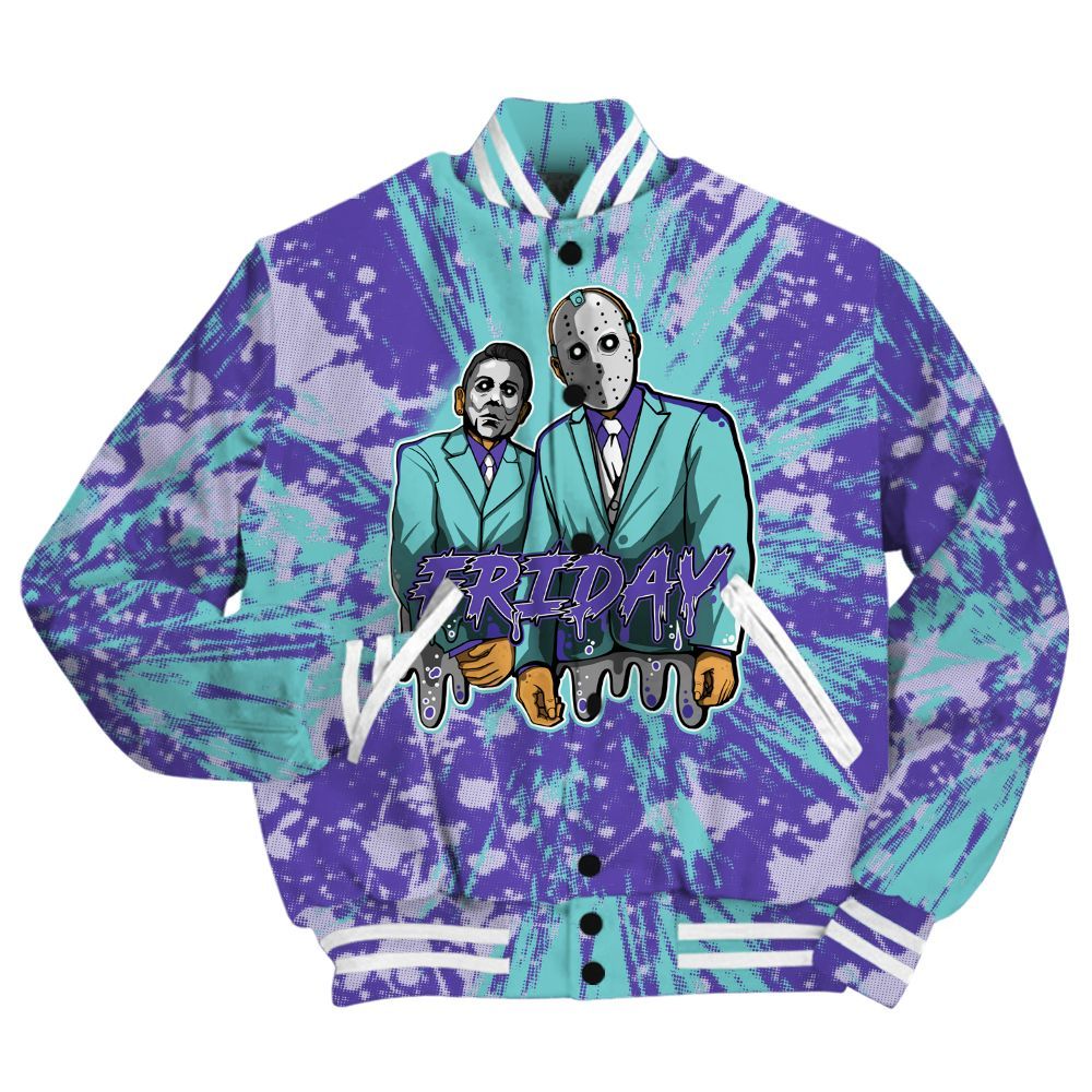 Varsity Jacket To Match Low Hornets 1s Shirt - Friday Halloween Graphic Luxury All Over Print