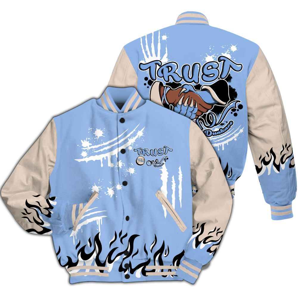 Varsity Jacket To Match Air Max 1 Royal Pulse - Graphic Trust No One All Over Print