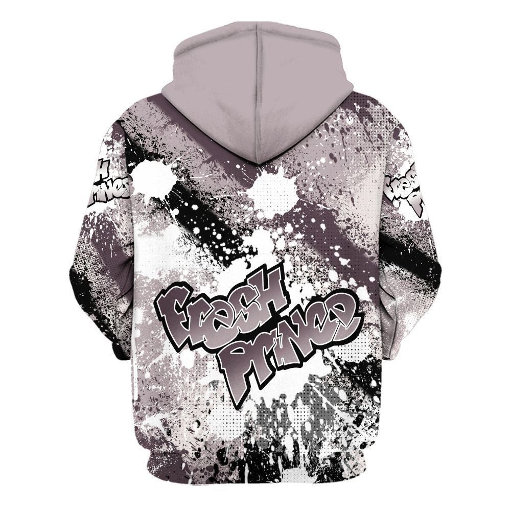 Hoodie To Match AMM Air Smokey Mauve 6s - Fresh Sneaker Lick All Over Print