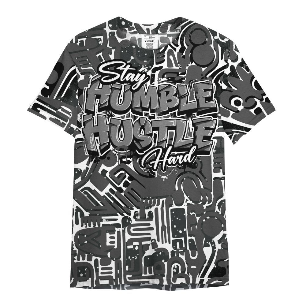Shirt To Match Fear 4s - Humble Hustle Doodle Retro All Over Print