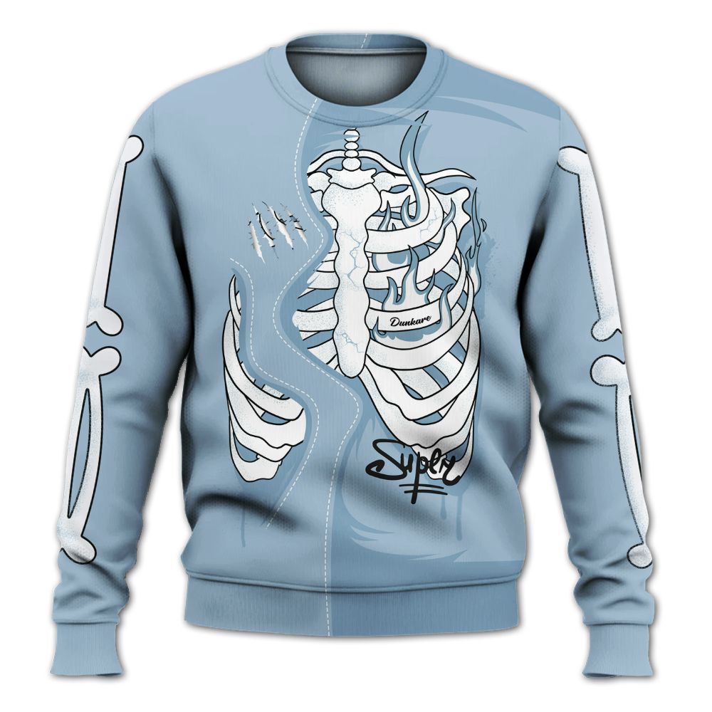 Sweatshirt To Match Mid Ice Blue 1s - It's The Kick For Me All Over Print