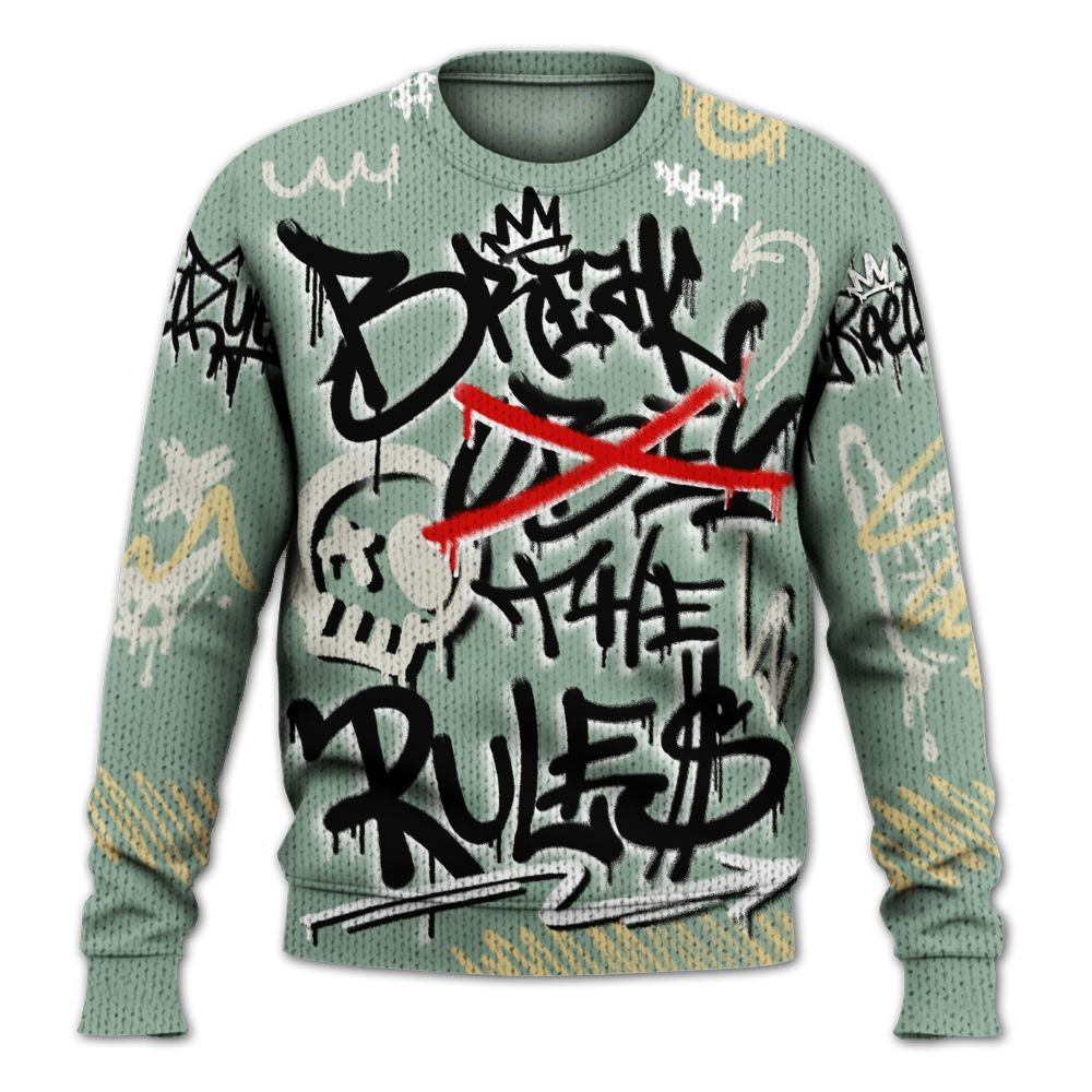 Knitted Sweater To Match Joins Year Of The Snake 5s - Break Rules Streetwear