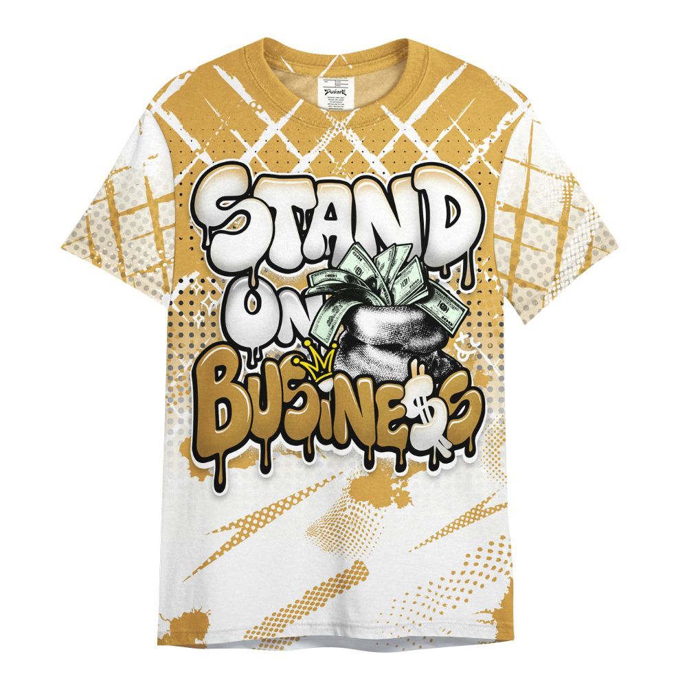 Shirt To Match Low OG Rookie Of The Year 1s - Halftone Stand Business Dripping All Over Print