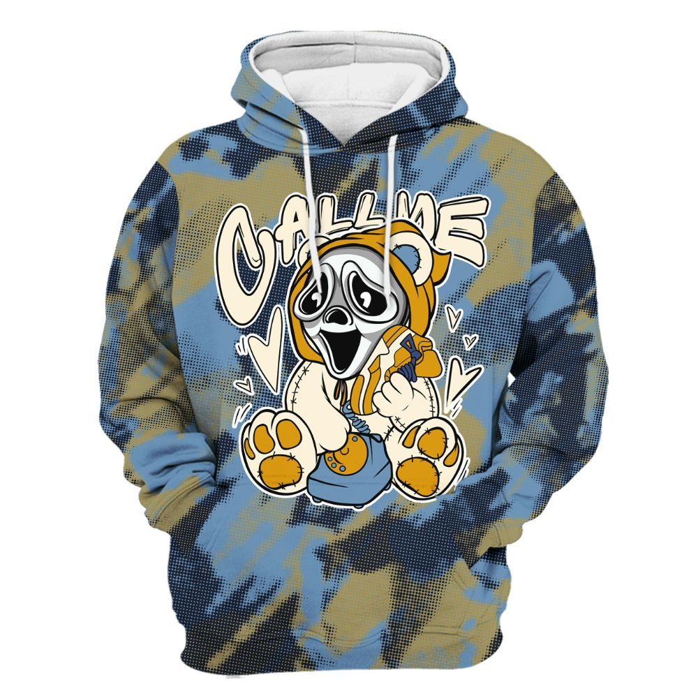 Hoodie To Match High OG First In Flight 1s - Call Me Bear Abstract Halftone All Over Print