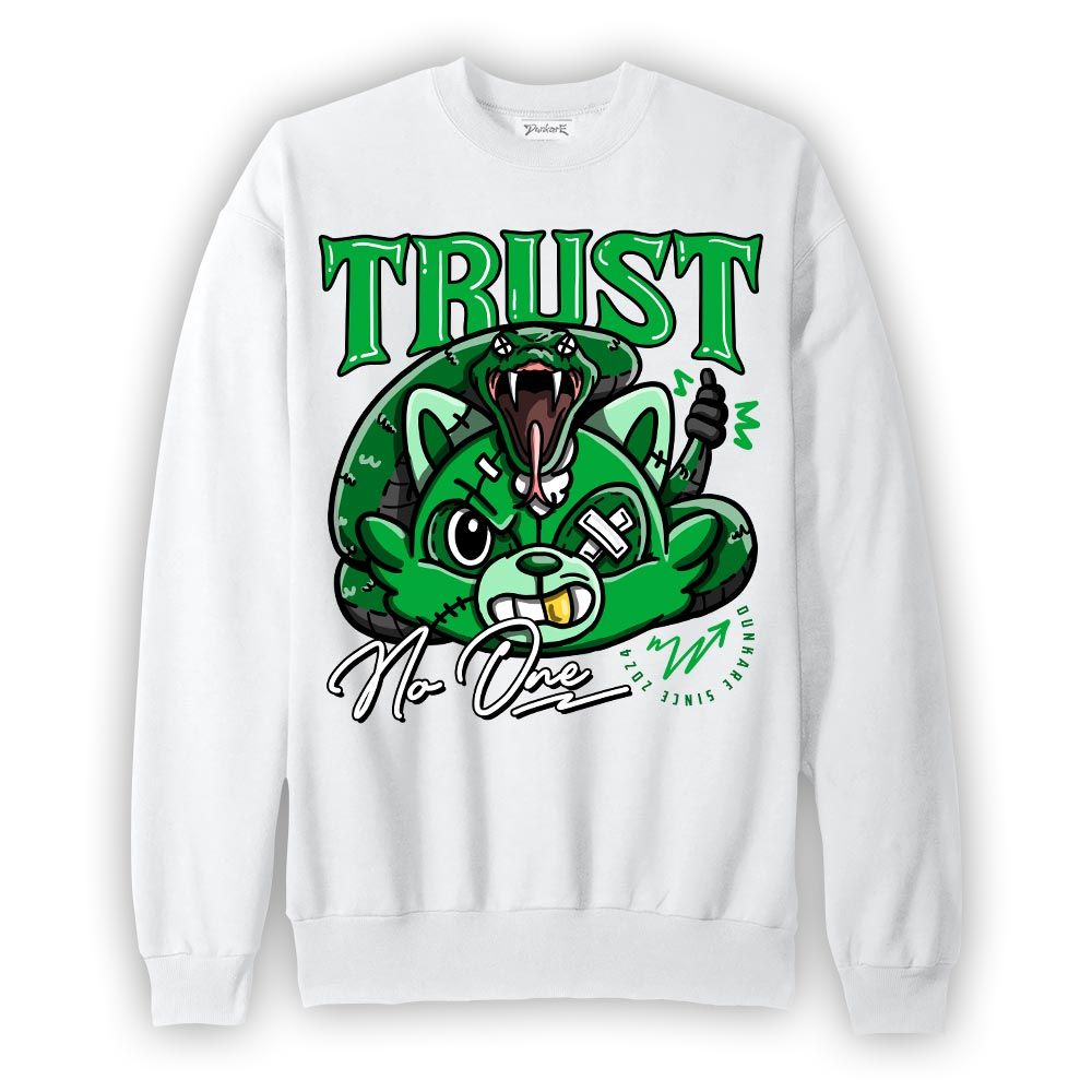 Sweatshirt To match Lucky Green 5s Sweatshirt - Trust No Raccoon Graphic 1805 DNY