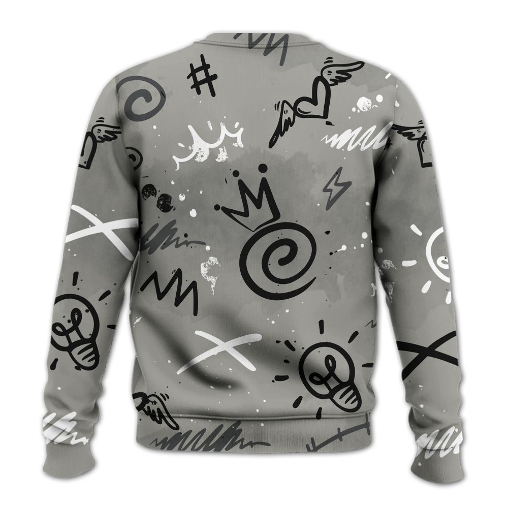 Sweatshirt To Match High Satin Shadow 1s - Drip Been Di2ferent All Over Print