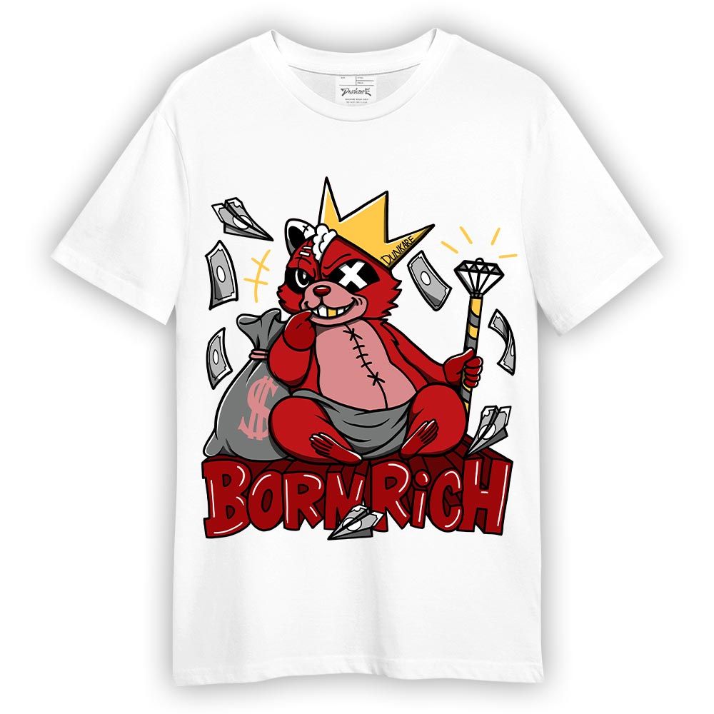 Shirt To Match T-Shirt Born Rich Raccoon, Bred Reimagined 4s T-Shirt To Match Sneaker 2404 DNY