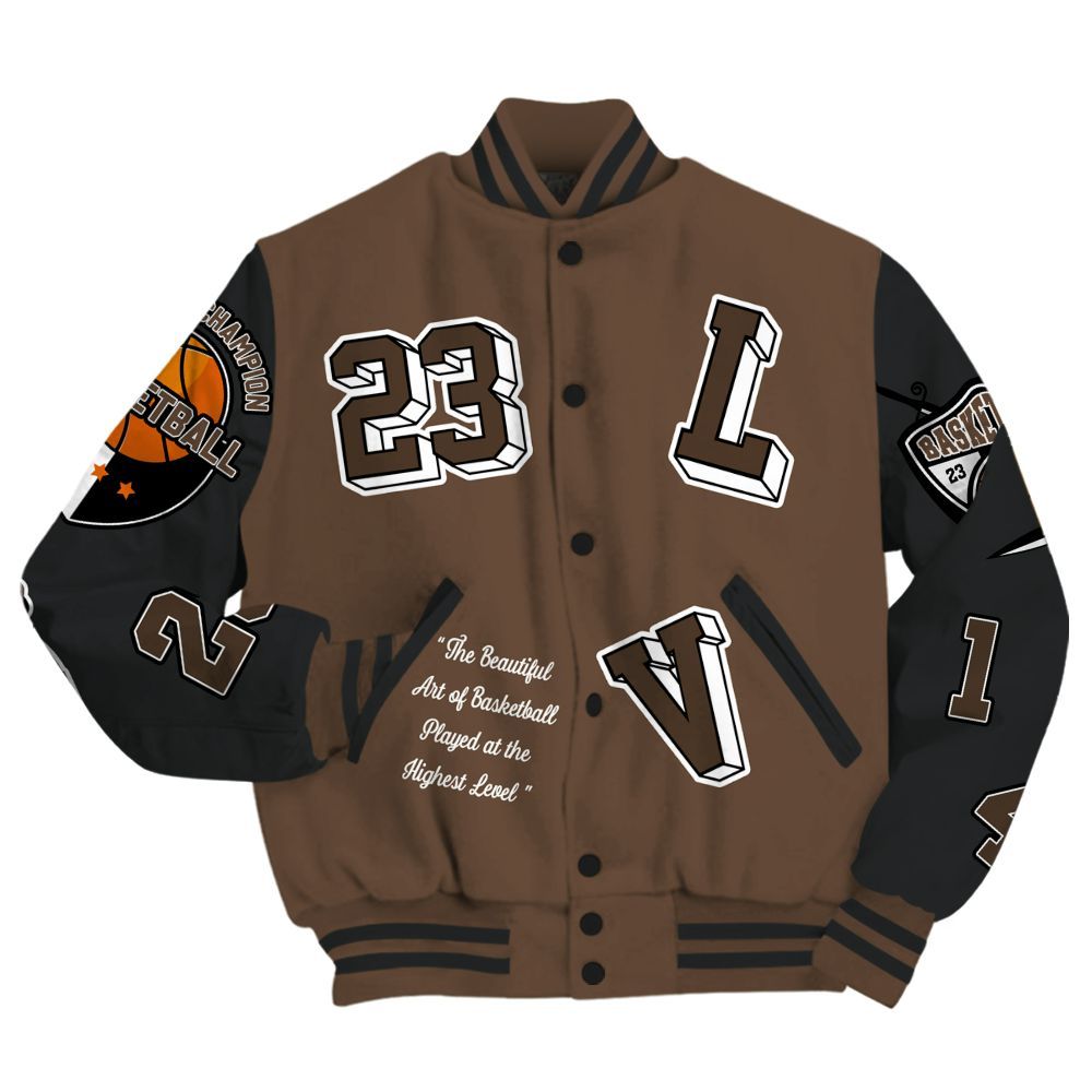 Varsity Jacket To Match Palomino 1s - The GOAT Got Em Streetwear All Over Print