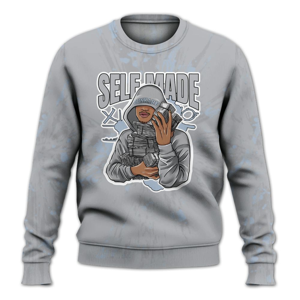 Sweatshirt To Match Low OG Wolf Grey 1s - Selfmade Lux All Over Print