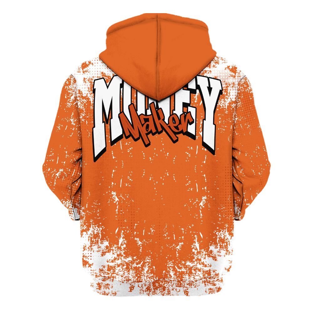 Hoodie To Match High OG Starfish 1s - Move In Silence Money Street Retro All Over Print