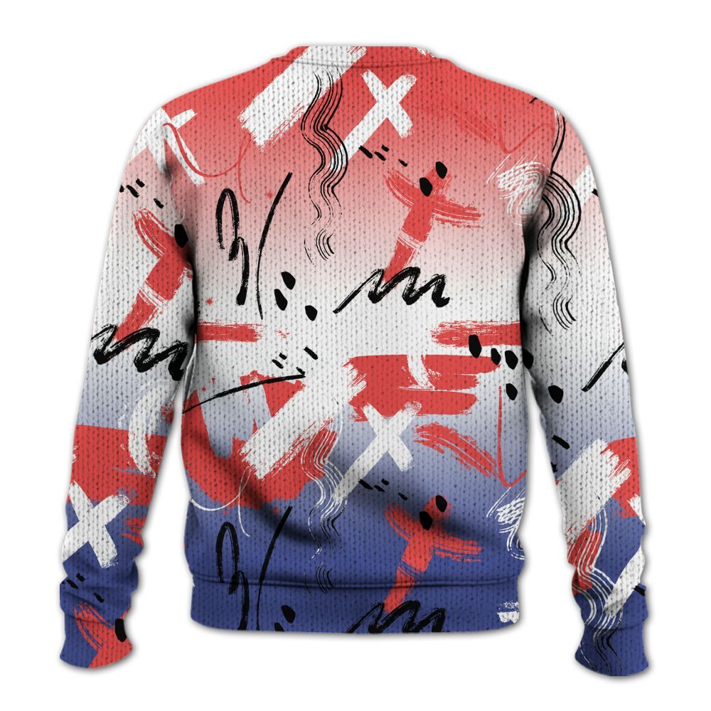 Knitted Sweater To Match KD 4 Nerf - Money Hustle Grind Pray