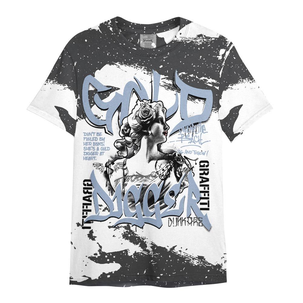 Shirt To Match Reverse Black White 6s - Gold Digger Retro Shirt Outfit