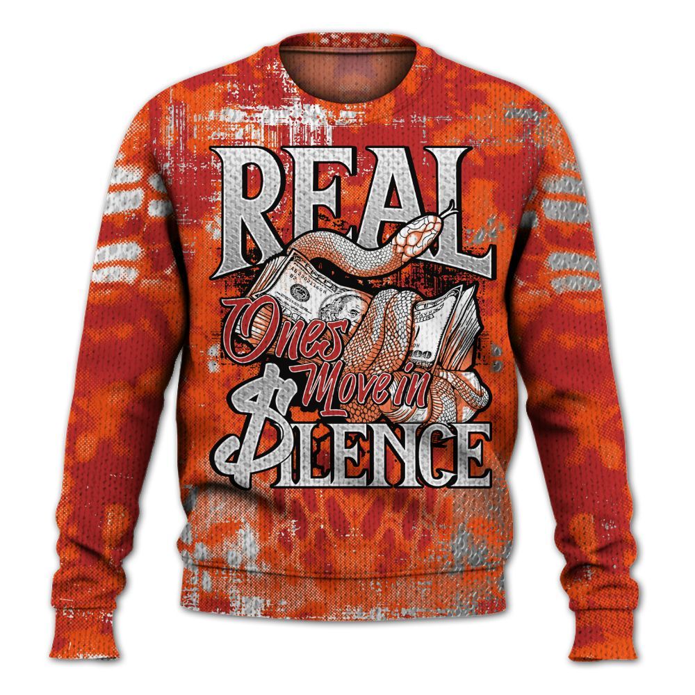 Sweater To Match Kobe 6 Protro Total Orange - Snake Move In Silence Graphic