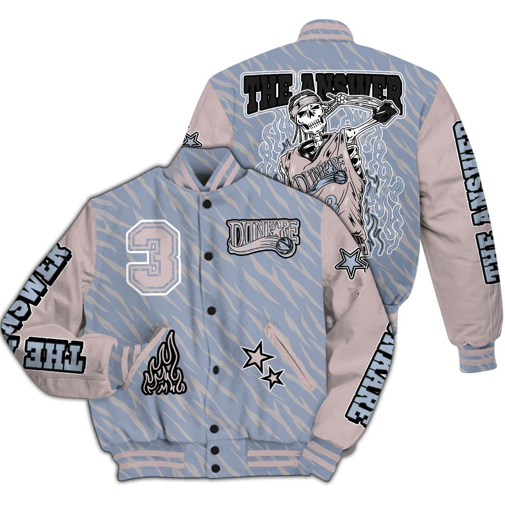 Varsity Jacket To Match Ja 2 Induction - Allen Answer Skeleton All Over Print