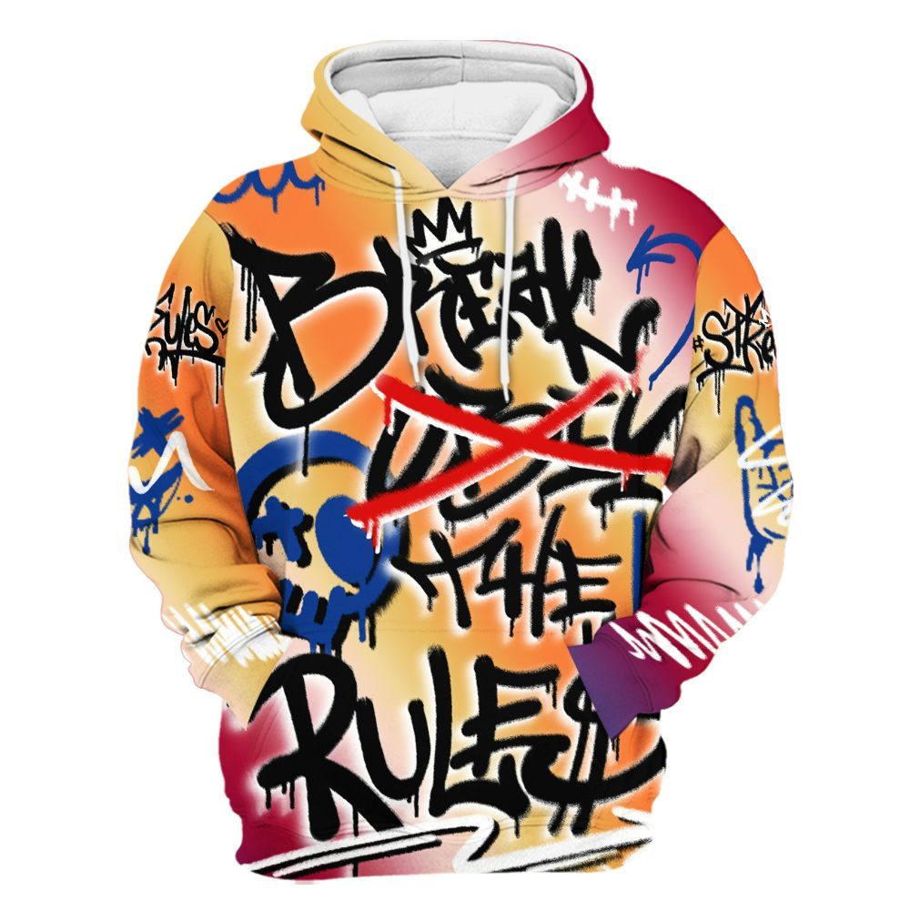 Hoodie To Match Air Griffey Max Los Angeles 1s - Break Rules Streetwear All Over Print