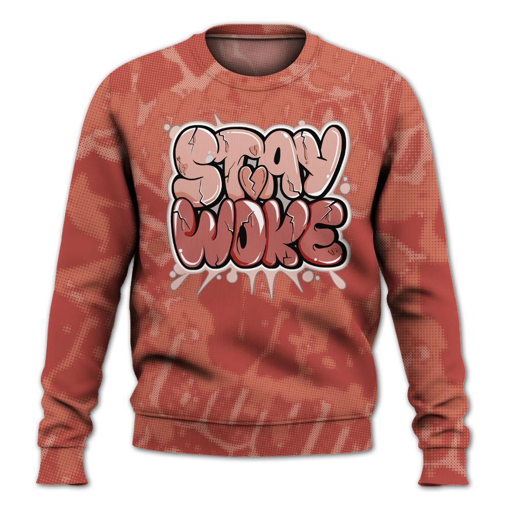 Sweatshirt To Match Dune Red 13s - Stay And Woken Street All Over Print