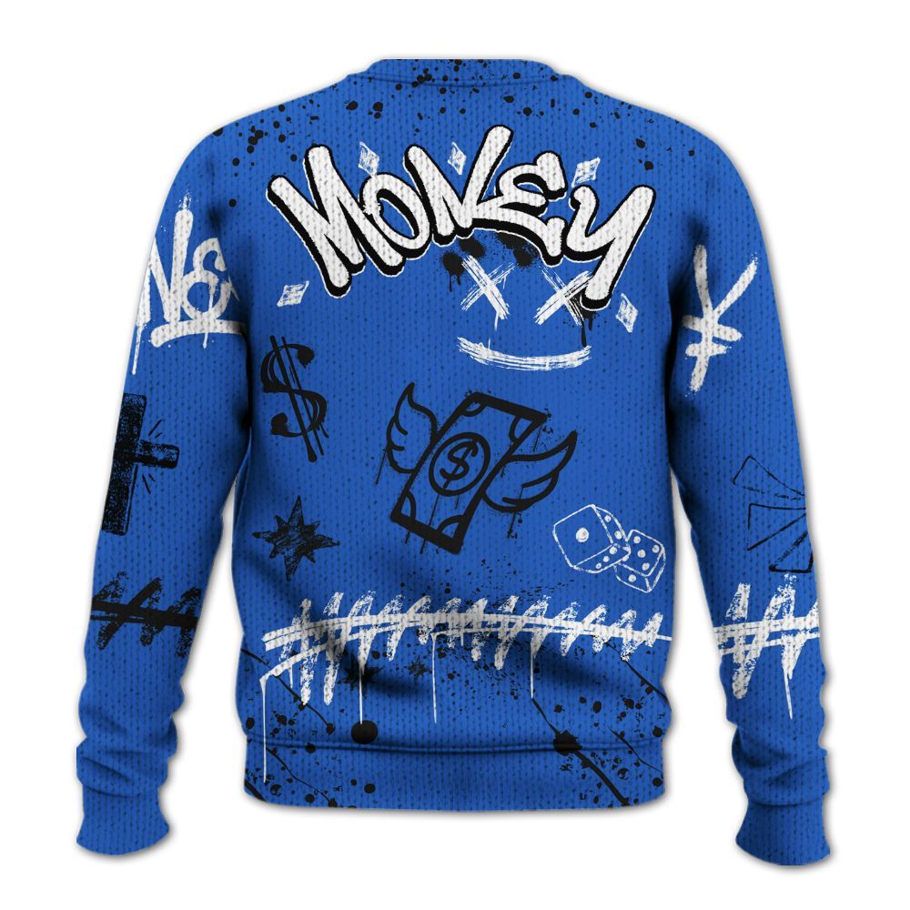 Sweater To Match High OG Royal 2026 1s - Everybody Paid In Full Crayon Graphic