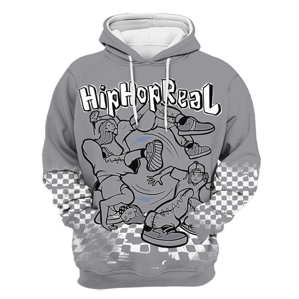 Hoodie To Match Cement Grey 11s - Feel Life Street Style All Over Print