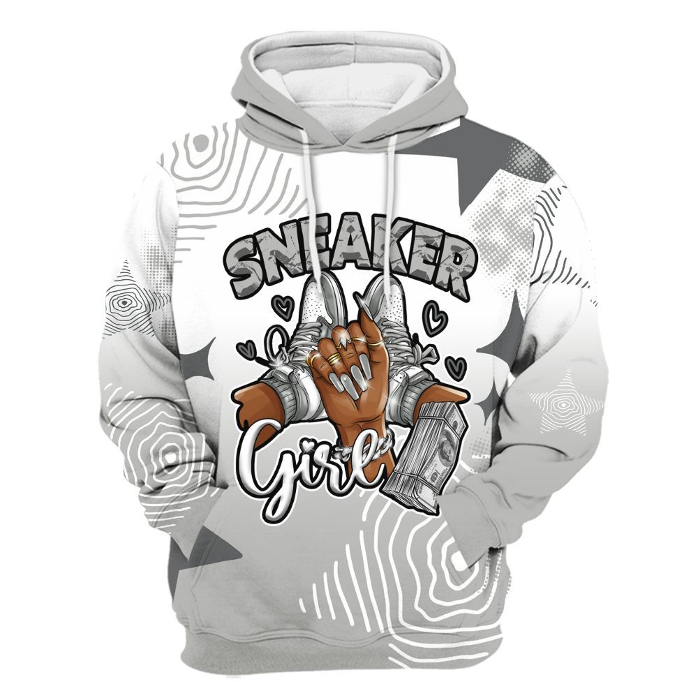 Hoodie To Match Retro Wet Cement 4s - Sneakerz Girlz Unique Starz All Over Print