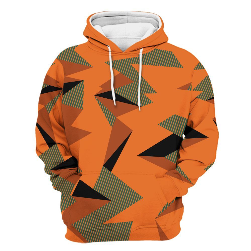 Hoodie To Match Dunk Low Ceramic - Geometric Camouflage Pattern All Over Print