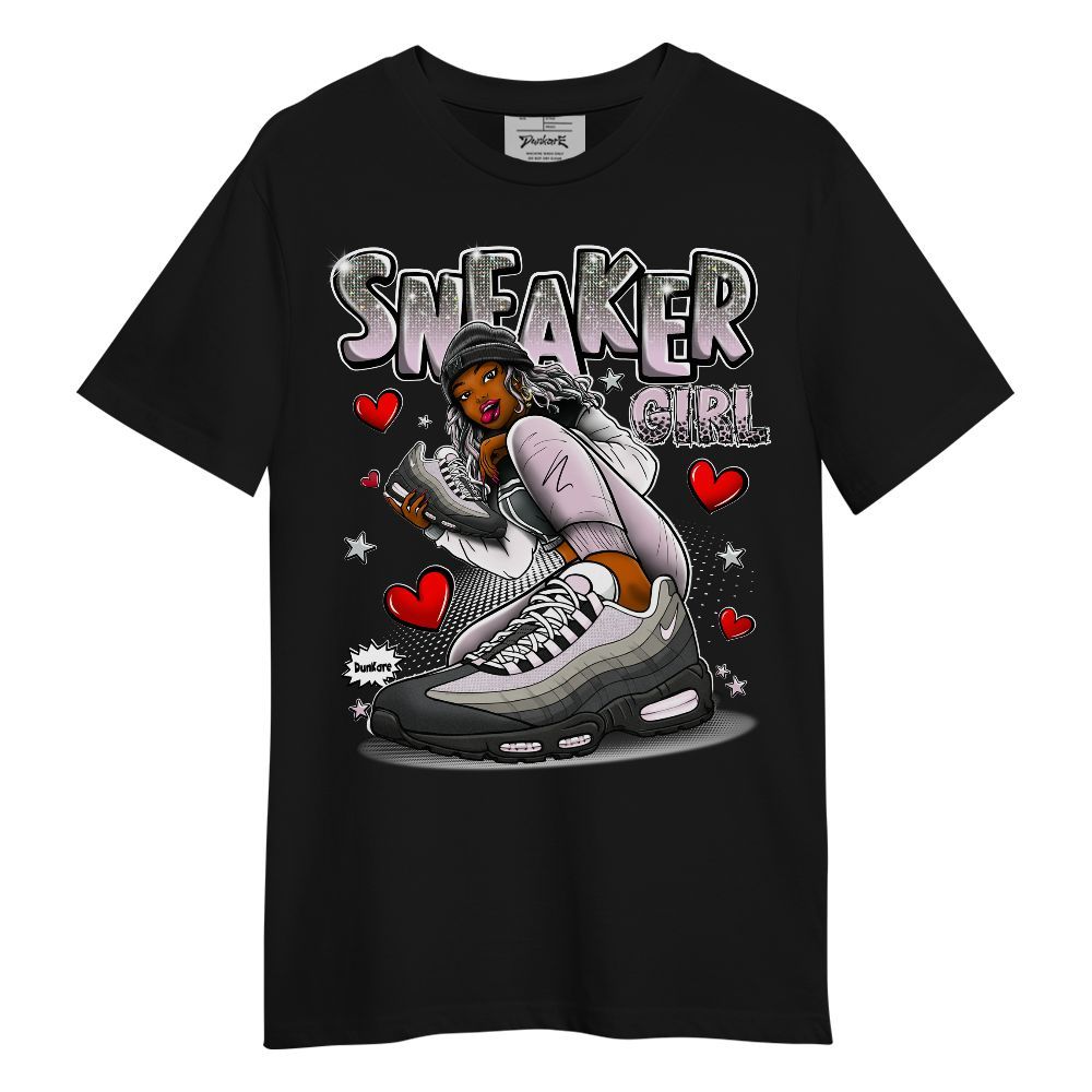 Shirt To Match 95 Big Bubble Pink Foam - Sneaker Girl With Shoes Graphic