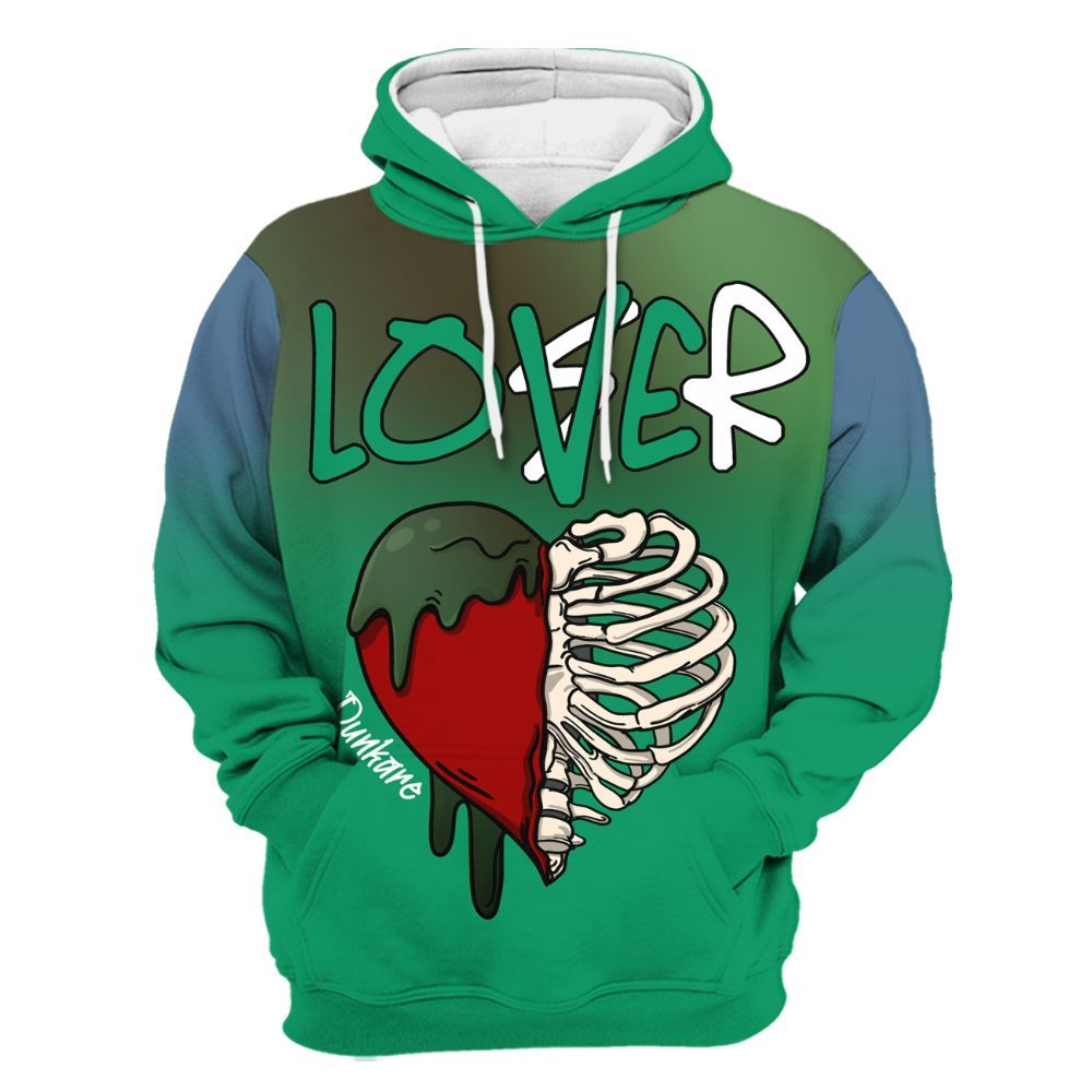 Hoodie To Match Foamposite Pro Pine Green 2025 - Loser Lover Dripping All Over Print